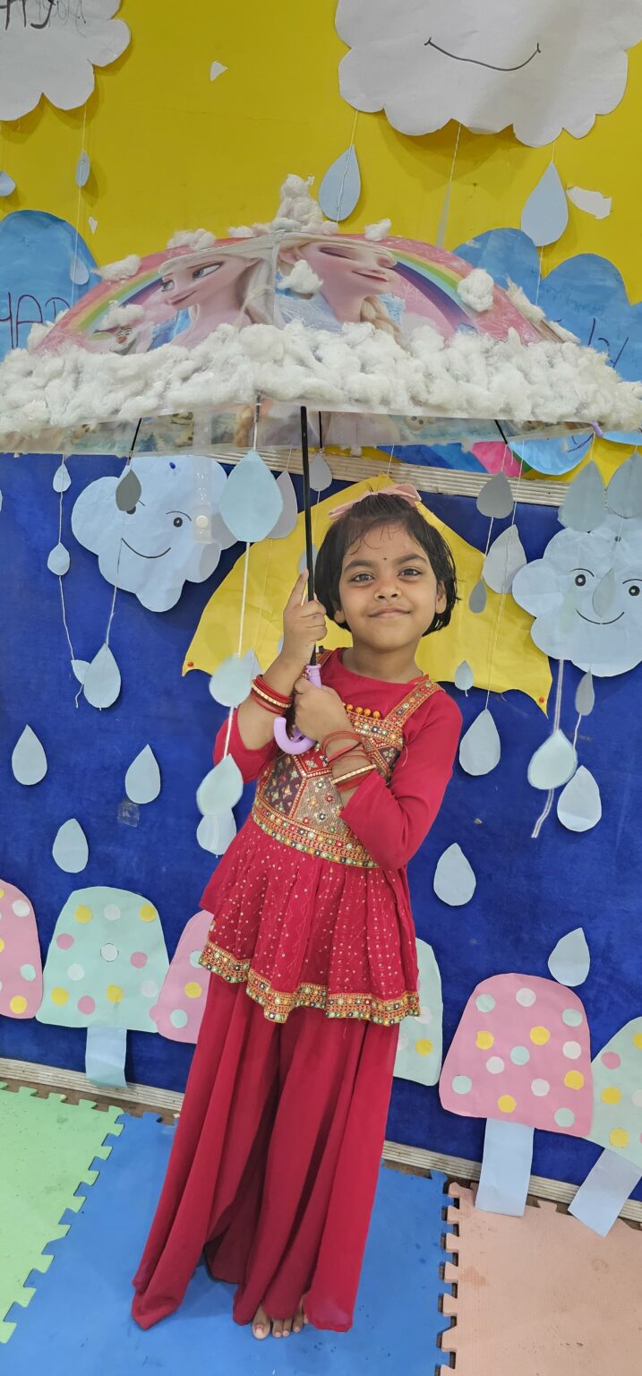 Kids dancing and singing.